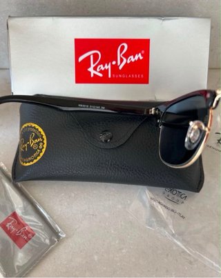 Ray-Ban Clubmaster Gafas de Sol Negro/Dorado