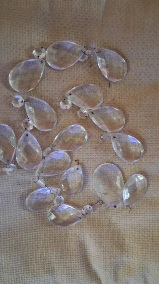 Cristales de lámpara lágrima