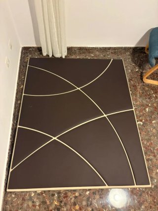 Cabecero tapizado con diseño curvo de Bed&Sofá