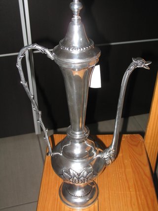 Jarro Prateado Decorativo