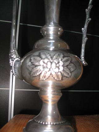 Jarro Prateado Decorativo