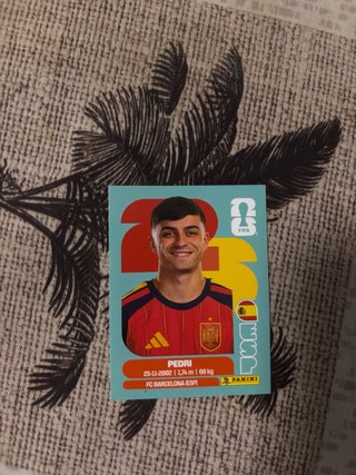 Sticker mundial 2026 Pedri