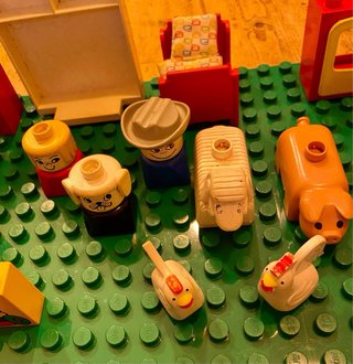 Lotto Duplo vintage: personaggi, animali, accessor