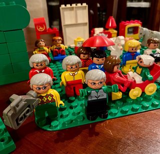 Lotto Duplo vintage: personaggi, animali, accessor