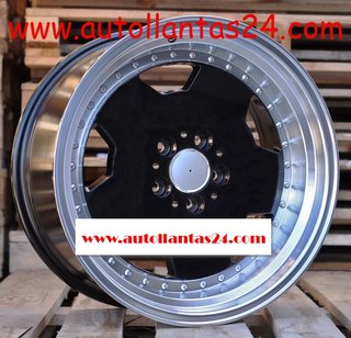JUEGO DE 4 LLANTAS MERCEDES 8851 BLACK MET r619768