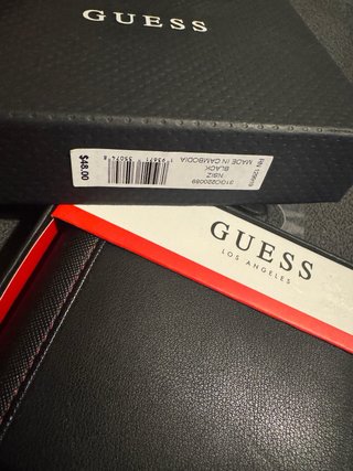 Cartera Guess Negra Hombre