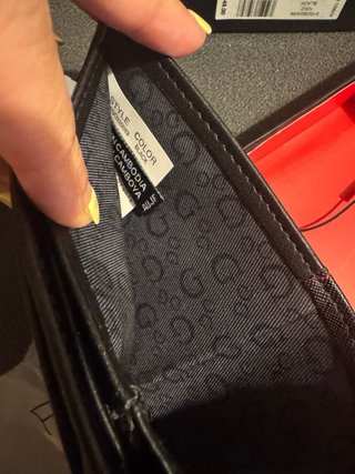 Cartera Guess Negra Hombre