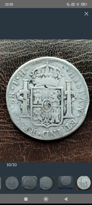 🇪🇸 OFERTA‼️ 4 Monedas 8 Reales Carlos IV. S.XIX