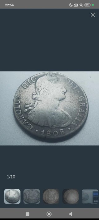 🇪🇸 OFERTA‼️ 4 Monedas 8 Reales Carlos IV. S.XIX