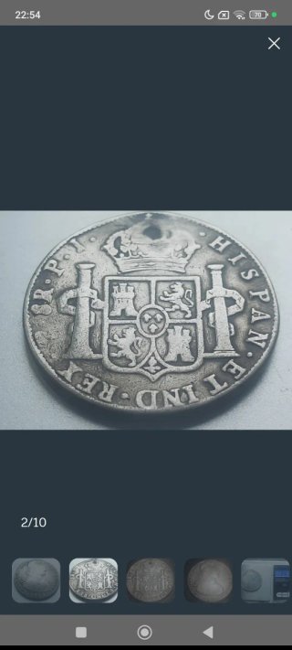 🇪🇸 OFERTA‼️ 4 Monedas 8 Reales Carlos IV. S.XIX