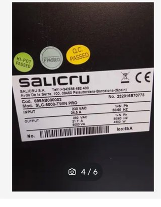 Batería SAI Salicru