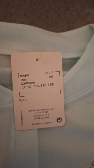 Camisón Arabesco Manga Larga Talla 48