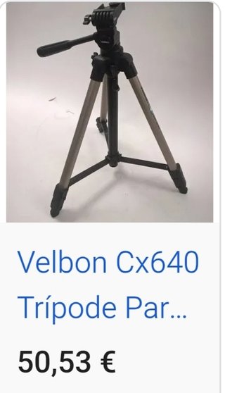 Trípode velbon cx 640 plegable