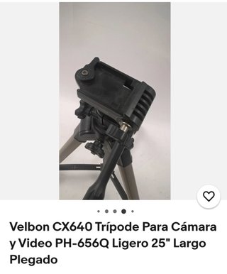 Trípode velbon cx 640 plegable
