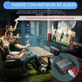 CAMWAY Convertidor DAC 192kHz Digital a Analógico