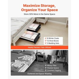 Contenitore sottoletto con ruote, 770 x 470 x 173