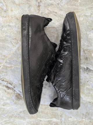 Sneakers Camper Nere in Pelle Tg 44