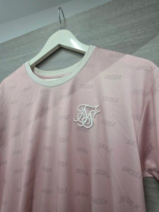 2 Camisetas SikSilk Talla M Rosas
