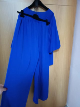 Completo elegante donna blu