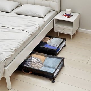 Contenitore sottoletto con ruote, 915 x 460 x 185