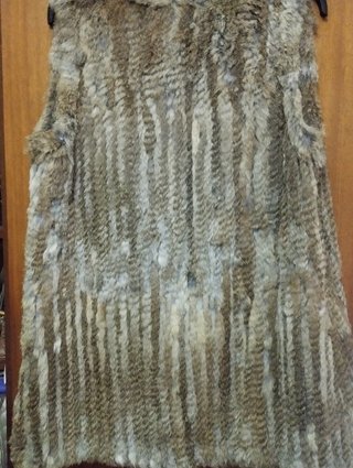Chaleco ZENDRA piel conejo mujer Talla M