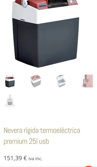 Nevera portátil Mobicool termoelectrica
