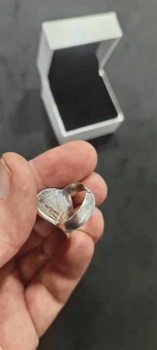 Anillo Moneda Plata