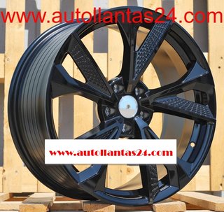 8823 JUEGO DE 4 LLANTAS AUDI RS BLACK r153963