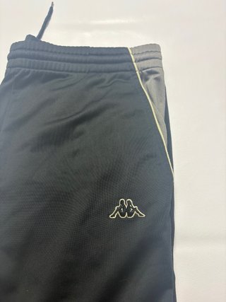 Pantalón Kappa Vintage Negro Gris talla s