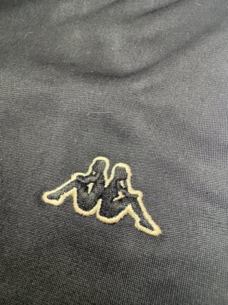 Pantalón Kappa Vintage Negro Gris talla s