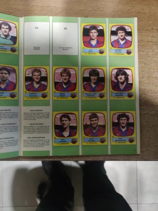 Álbum cromos Panini Fútbol 89