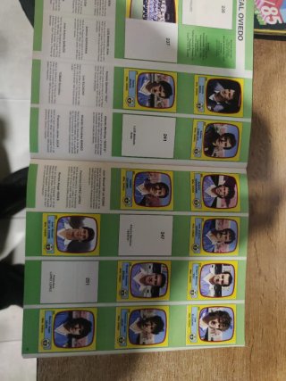 Álbum cromos Panini Fútbol 89