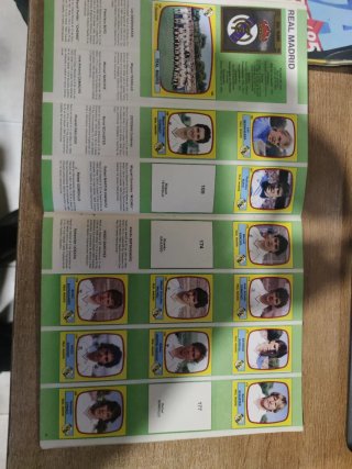 Álbum cromos Panini Fútbol 89