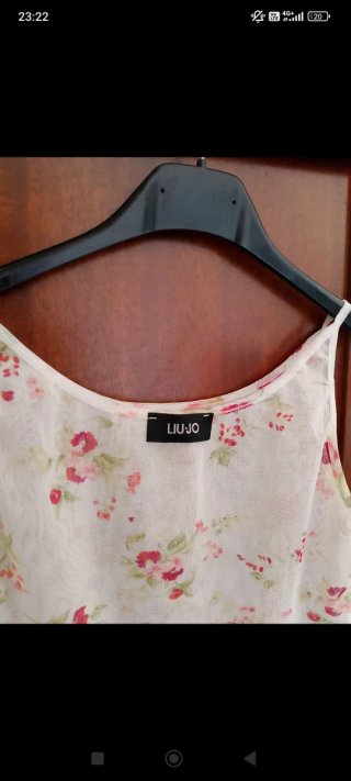 Liu Jo Top Canotta Floreale Made in Italy
