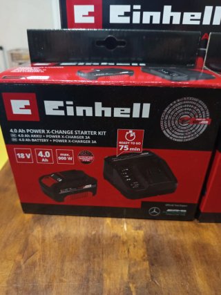 Motosierra Einhell + 2 baterías 4Ah