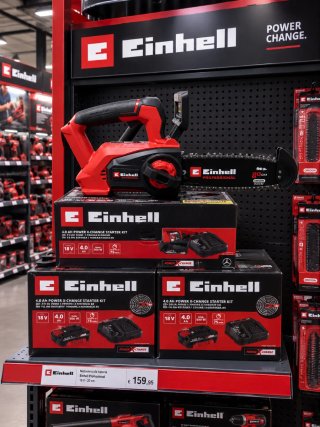 Motosierra Einhell + batería 4Ah
