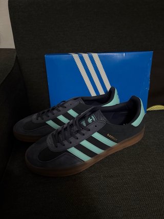 Adidas Gazelle Indoor Azul/Verde Azulado