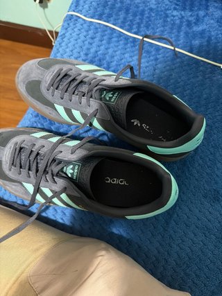 Adidas Gazelle Indoor Azul/Verde Azulado