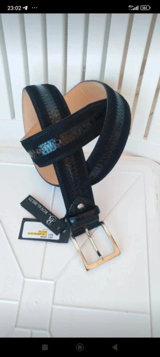 Cintura Royal Belts vera pelle scamosciata