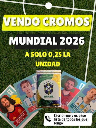 Cromos Mundial 2026 - Vendo