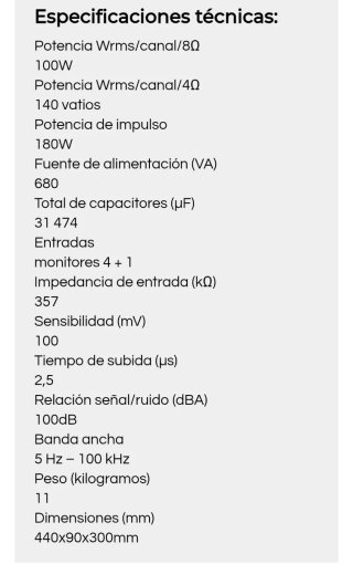 Amplificador Integrado Atoll IN100 Signature