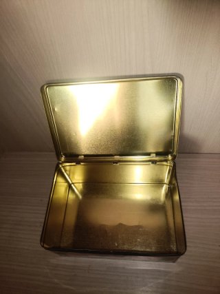Caja Metálica Cola Cao Vintage Rosas