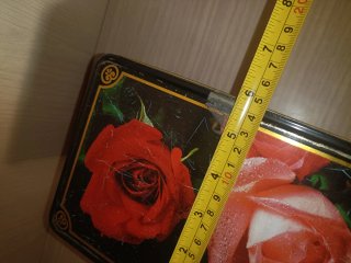Caja Metálica Cola Cao Vintage Rosas