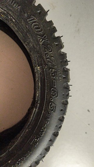 Neumático 10x2.75-6.5 Tubeless Híbrido