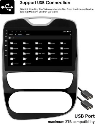 Radio Android 10.1" Renault Clio 4 Carplay GPS
