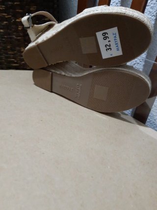 Sandalias Plataforma Beige Verano