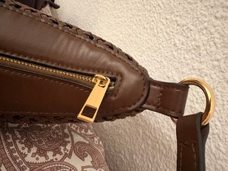 Bolso H&M tejido marrón