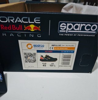 Zapatillas Sparco Seguridad Azul/Rojo