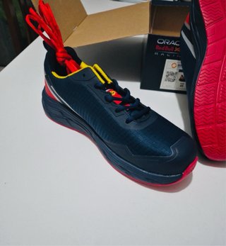 Zapatillas Sparco Seguridad Azul/Rojo