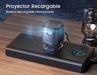 Proyector Portátil WIMIUS Gris Batería